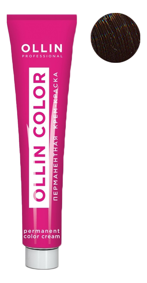 перманентная крем-краска для волос ollin color 60мл: 6/3 темно-русый золотистый