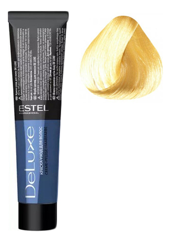 краска-уход для волос de luxe 60мл: 10/33 светлый блондин золотистый интенсивный