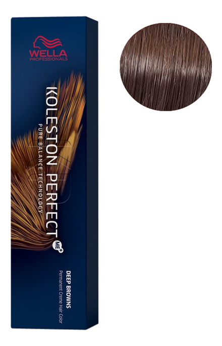 стойкая крем-краска для волос koleston perfect color deep browns 60мл: 6/71 темный блонд коричневый пепельный