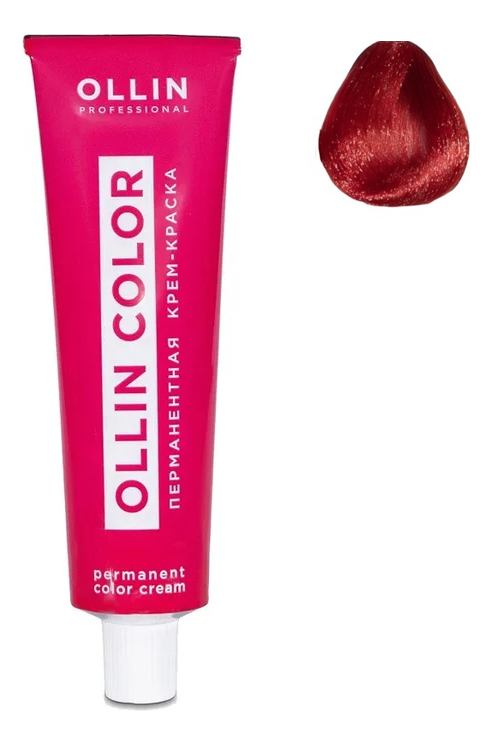 перманентная крем-краска для волос ollin color 100мл: 7/6 русый красный