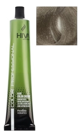 крем-краска для волос hiva hair color cream 100мл: 10.11 intense ash platinum blonde