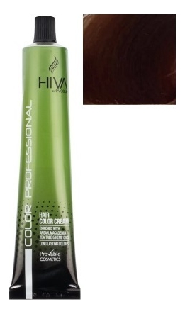 крем-краска для волос hiva hair color cream 100мл: 8.35 gold mahogany light blonde