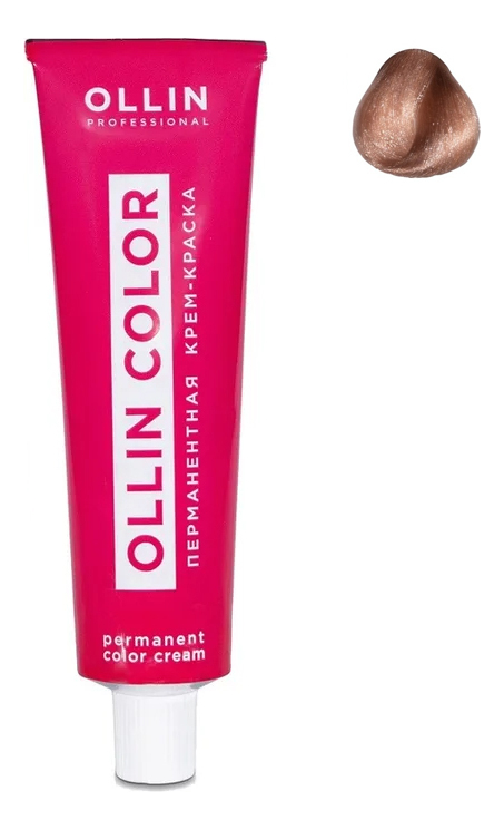 перманентная крем-краска для волос ollin color 100мл: 9/5 блондин махагоновый