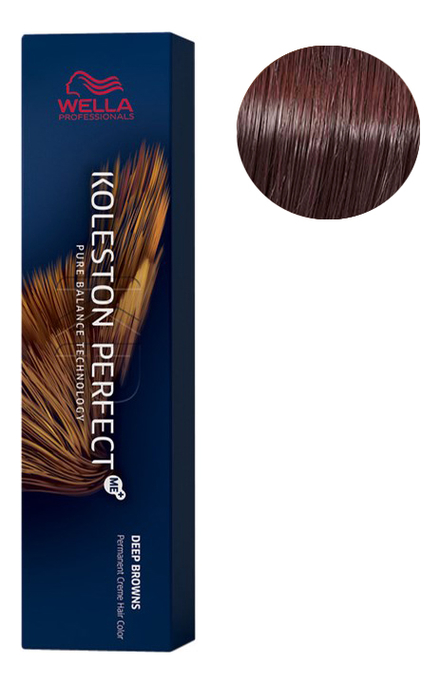 стойкая крем-краска для волос koleston perfect color deep browns 60мл: 6/75 палисандр