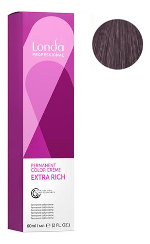 стойкая крем-краска для волос permanent color creme extra rich 60мл: 6/06 призматический фиолетовый