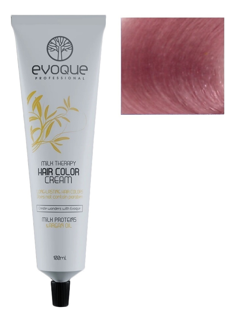 крем-краска для волос milk therapy hair color cream 100мл: pink