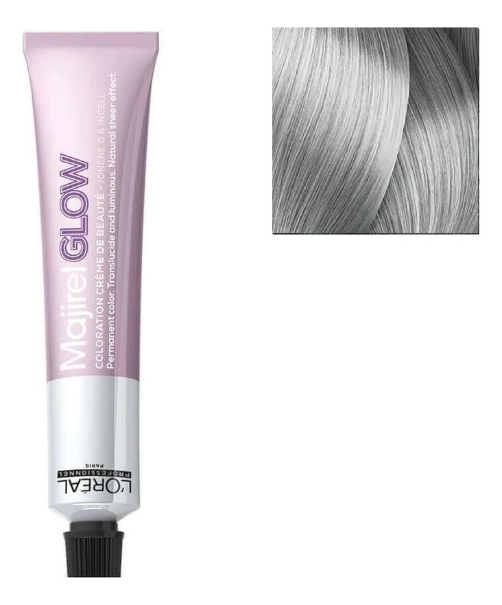 крем-краска для волос majirel glow 50мл: light base 11 туман