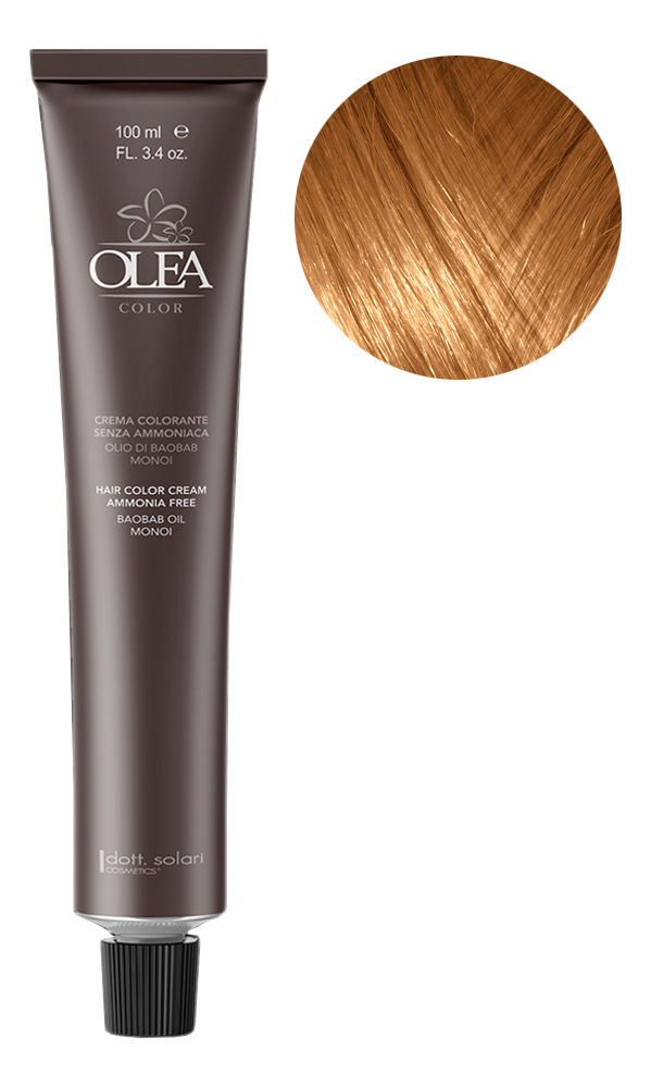 крем-краска для волос без аммиака olea color ammonia free 100мл: 8.53 brown light blonde