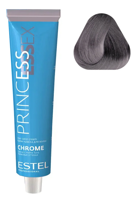 крем-краска для волос princess essex chrome 60мл: 7/16 русый пепельно-фиолетовый