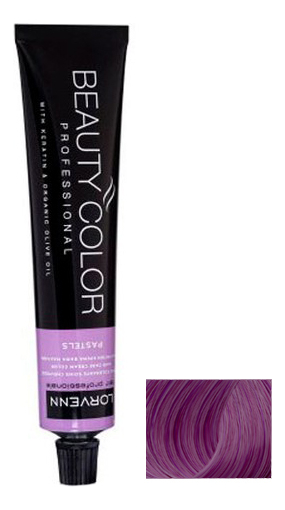 стойкая крем-краска для волос beauty color professional pastels 70мл: 9.5/26 light amethys
