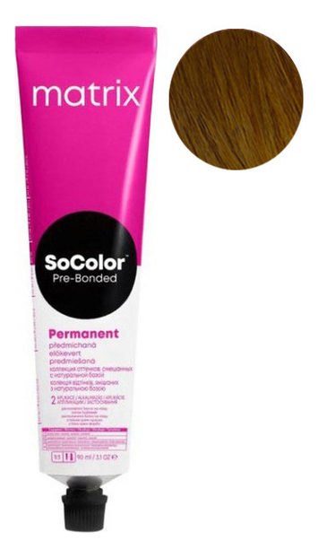 перманентная краска для волос socolor pre-bonded permanent 90мл: 8g