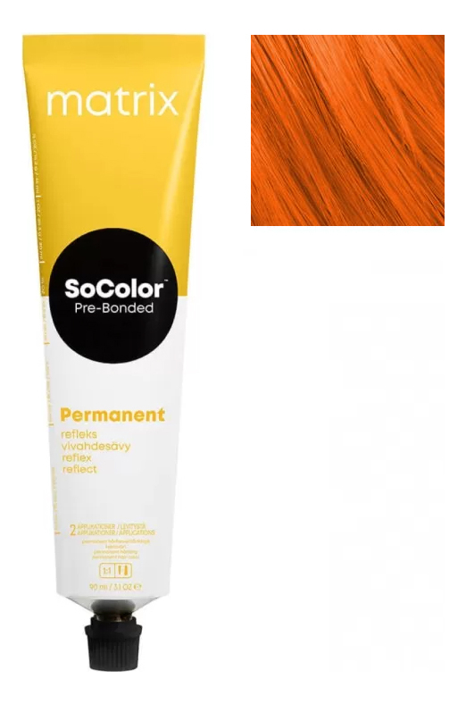 стойкая крем-краска для волос socolor pre-bonded permanent 90мл: sr-c