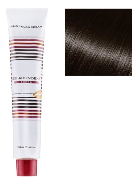 крем-краска для волос color 100мл: 5.73 светлый каштан коричневый золотистый