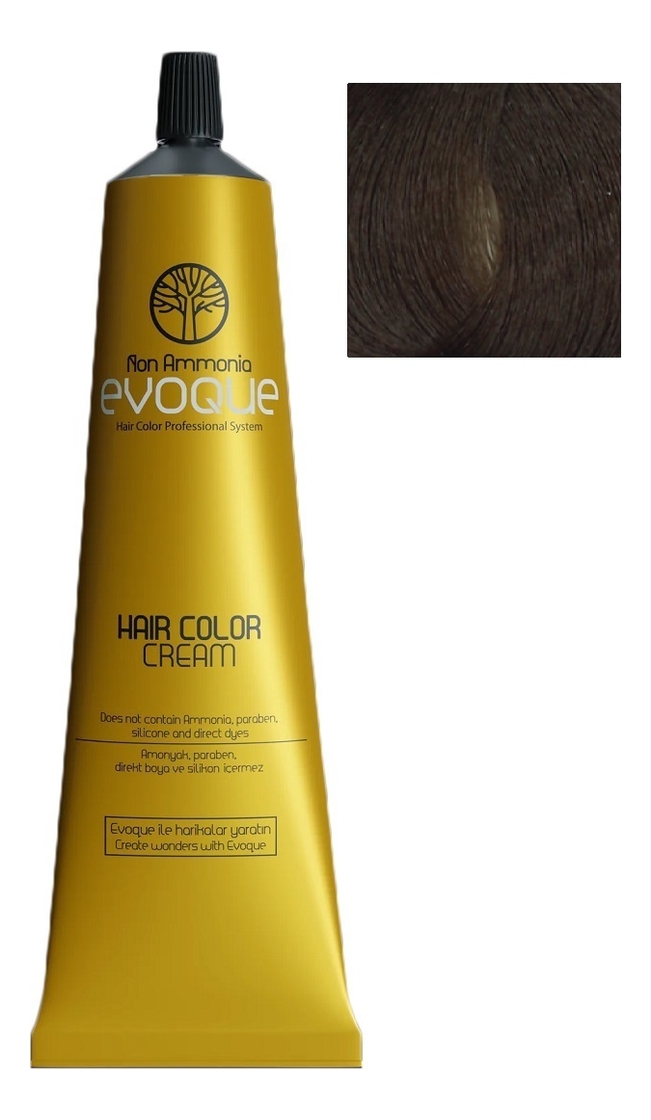 крем-краска для волос без аммиака non ammonia hair color cream 100мл: 7.0 extra blond