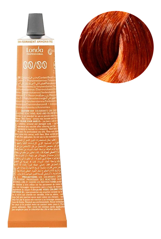 крем-краска для интенсивного тонирования волос ammonia free 60мл: 7/4 блонд медный