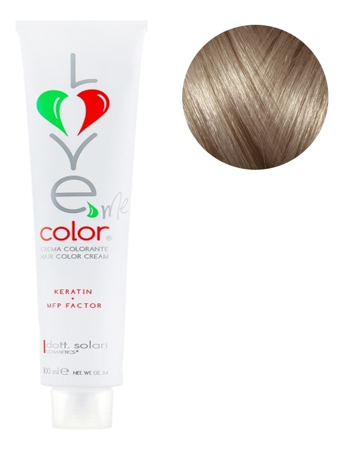 крем-краска для волос love me color cream 100мл: 7.0 русый