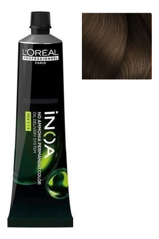 безаммиачная краска для волос inoa oil delivery system 60г: 7.23 блондин перламутровый золотистый