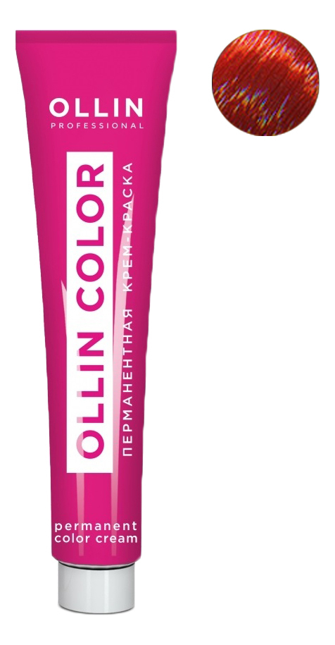 перманентная крем-краска для волос ollin color 60мл: 0/66 корректор красный