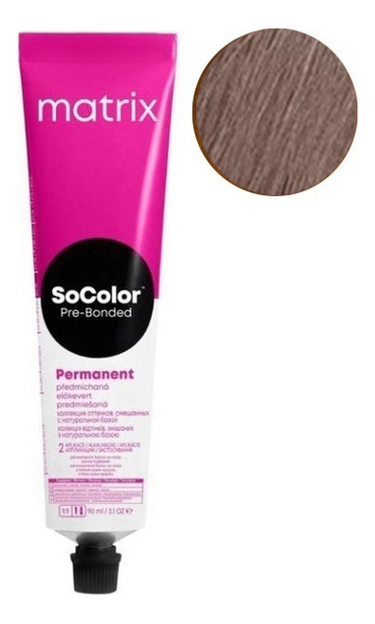 перманентная краска для волос socolor pre-bonded permanent 90мл: 8vm