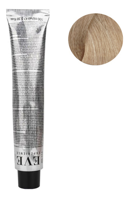крем-краска для волос eve experience color cream 100мл: 10.3 платиновый золотистый блондин