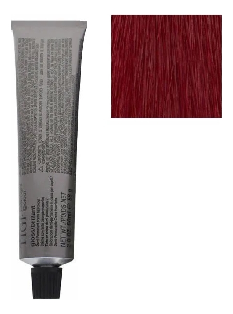 тонирующая крем-краска для волос copyright colour gloss 60мл: 55/66 интенсивный светло-коричневый насыщенно-красный