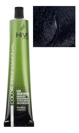 крем-краска для волос hiva hair color cream 100мл: 1.1 blue black