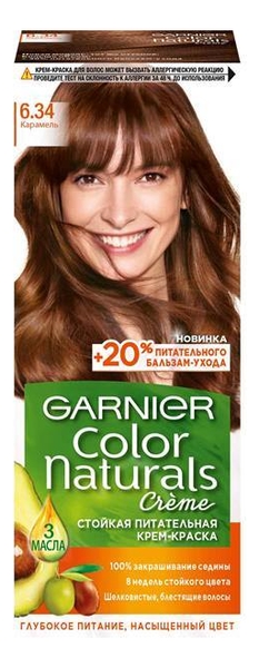 краска для волос color naturals: 6.34 карамель