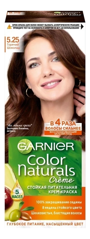 краска для волос color naturals: 5.25 горячий шоколад