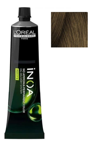 безаммиачная краска для волос inoa oil delivery system 60г: 6.3 темный блондин золотистый