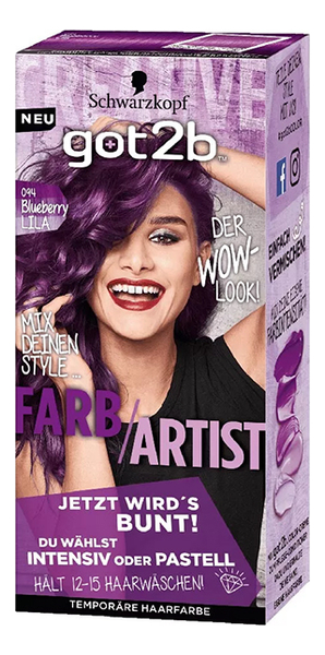 краска для волос bright/pastel 80мл: 094 фиолетовый панк