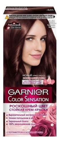 краска для волос color sensation: 5.51 рубиновый шатен