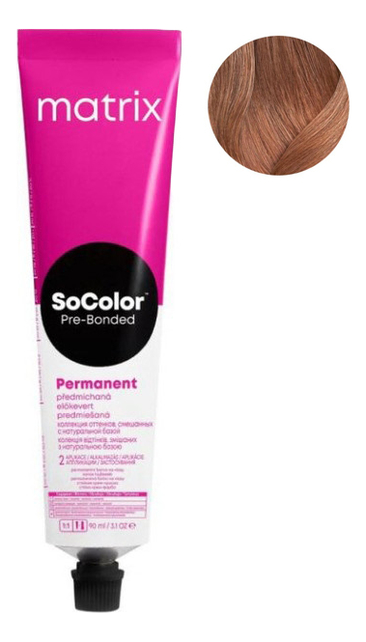 перманентная краска для волос socolor pre-bonded permanent 90мл: 9m