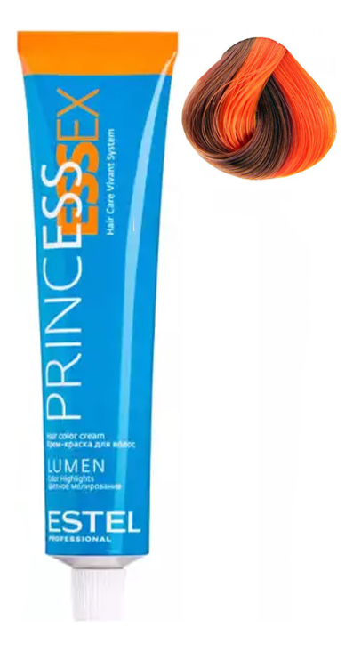 крем-краска для волос princess essex lumen 60мл: 44 медный
