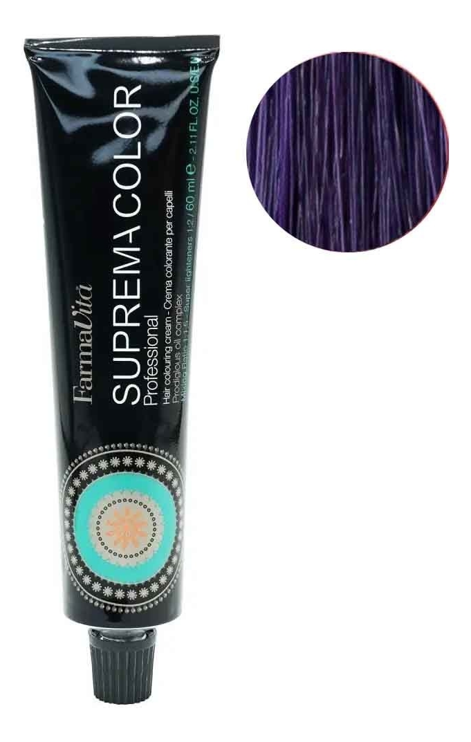 стойкая крем-краска для волос suprema color 60мл: микстон фиолетовый