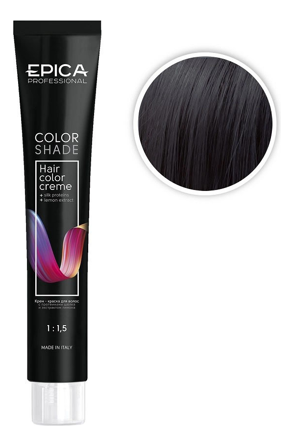 крем-краска для волос пастельное тонирование color shade 100мл: графит