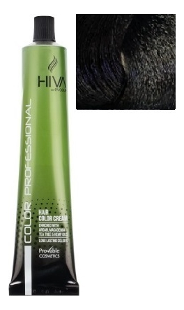 крем-краска для волос hiva hair color cream 100мл: 1 black