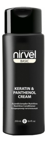 кондиционер-крем для волос питательный с кератином и пантенолом basic keratin & panthenol cream: кондиционер-крем 250мл