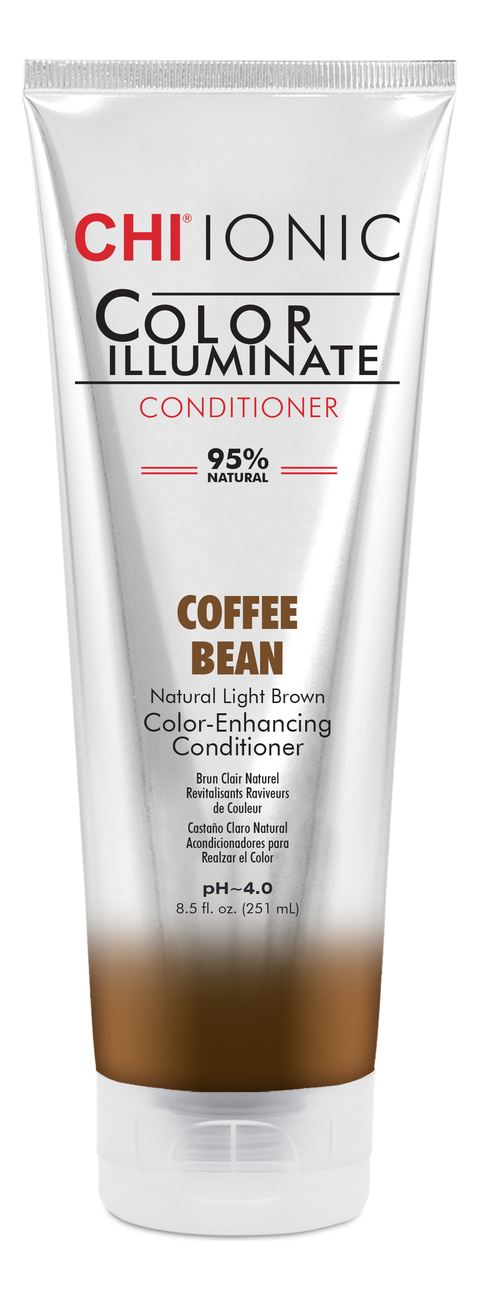 оттеночный кондиционер для волос ionic color illuminate 251мл: coffee bean