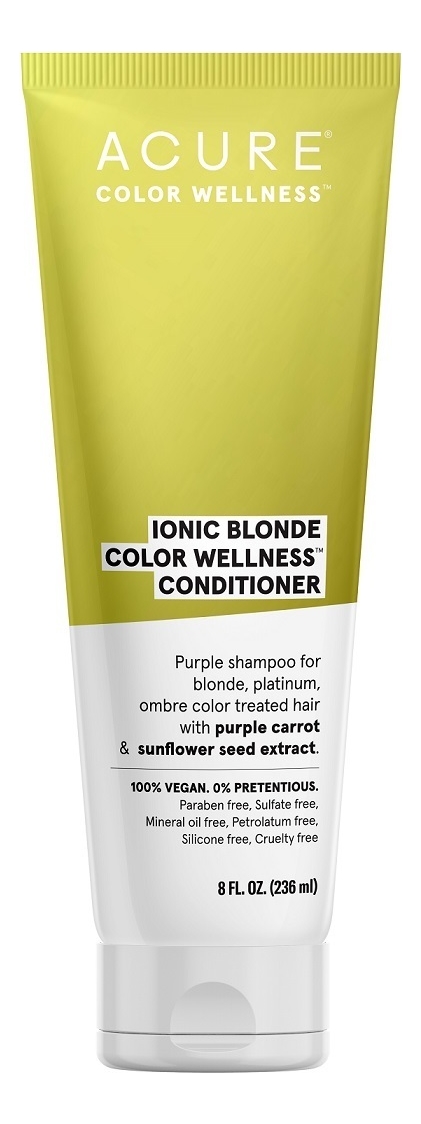 кондиционер для светлых волос с экстрактом семян подсолнечника и моркови ionic blonde conditioner 236мл