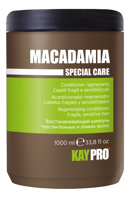 увлажняющий кондиционер для волос с маслом макадамии macadamia special care regenerating conditioner: кондиционер 1000мл