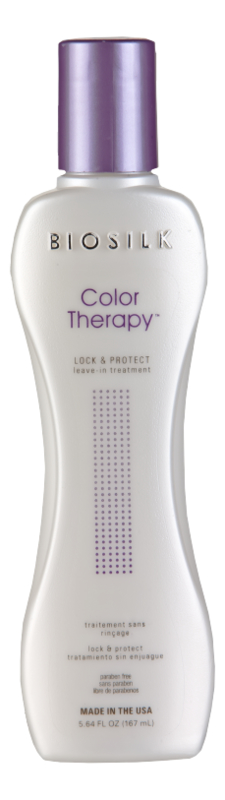 несмываемый кондиционер для окрашенных волос biosilk color therapy lock & protect treatment 167мл: кондиционер 167мл