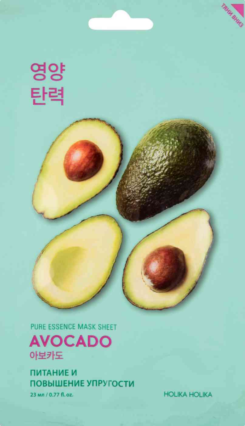 маска для лица holika holika avocado питание и повышение упругости