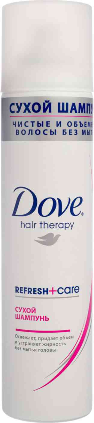 сухой шампунь refresh+care dove hair therapy