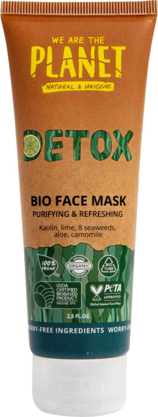 маска для лица очищающая глиняная we are the planet detox