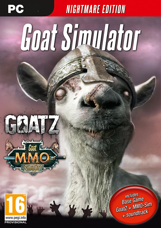 goat simulator. goaty nightmare edition [pc