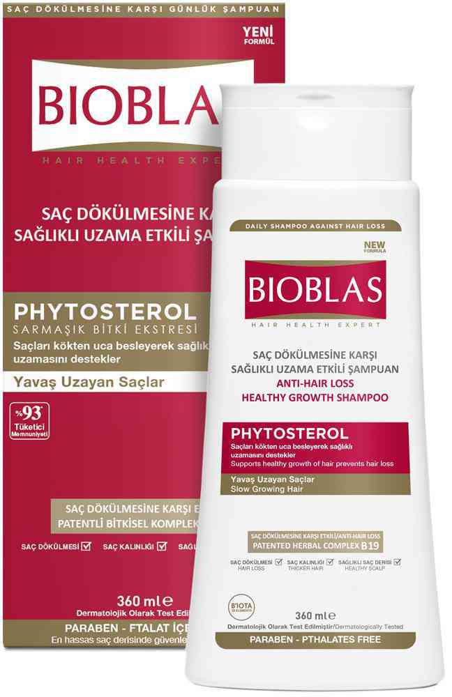 шампунь против выпадения bioblas с фитостеролом