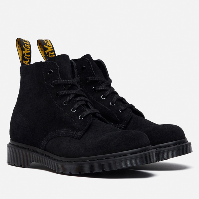 dr. martens 101 mono suede ankle