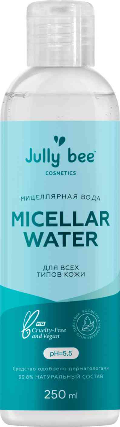 мицеллярная вода jully bee для всех типов кожи