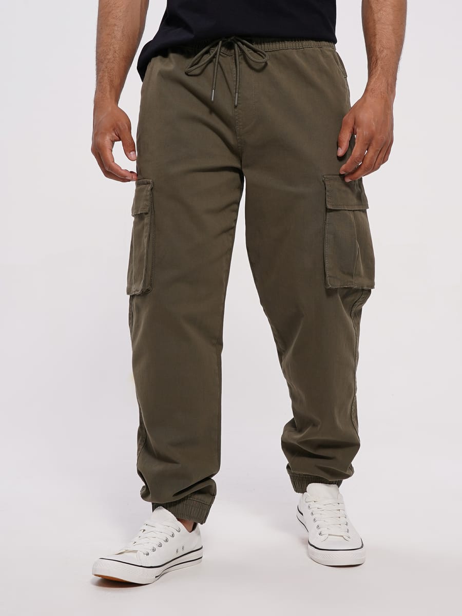повседневные брюки карго с боковыми карманами