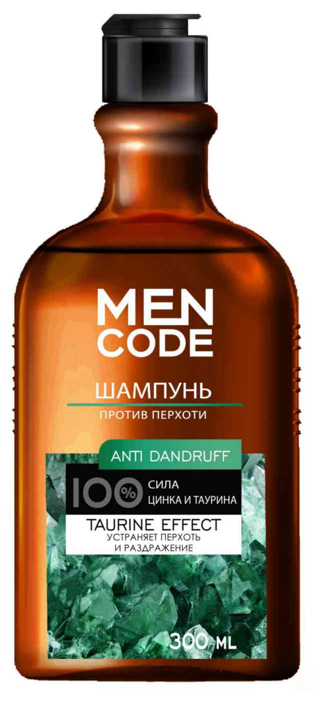 шампунь против перхоти мужской men code ani dandruff taurine effect